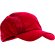 Gorra Monegros transpirable con rejilla y banda absorbente Rojo loto