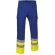 Pantalón multibosillos de sarga con reflectantes Valento azul royal con logo