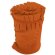 Manta pequeña polar para cuna Valento naranja personalizado