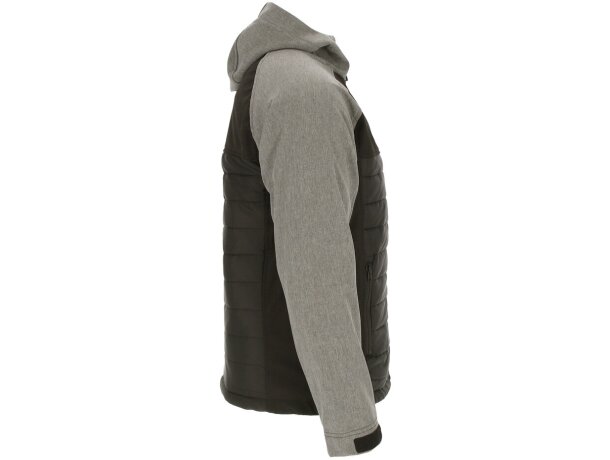 Chaqueta acolchada Bering con capucha softshell cortavientos detalle 5