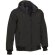 Chaqueta técnica con capucha de adulto Valento negra