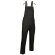 Peto de sarga unisex con bolsillo central Valento negro
