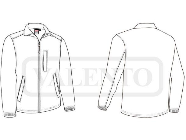 Chaqueta polar WARRIOR Valento detalle 1