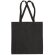 bolsa plana con asas largas valento personalizada negra
