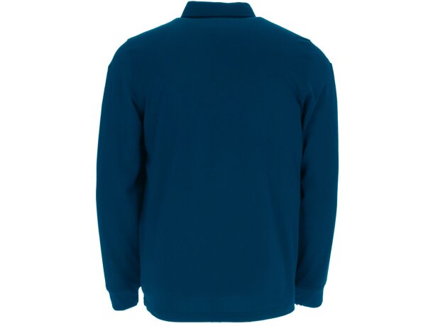 Polo manga larga para merchandising hombre poliéster 220 g/m2 Kritan detalle 4