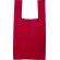 Bolsa market tnt polipropileno con asas y fuelles laterales Rojo loto