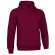 Sudadera de felpa con capucha Valento burdeos