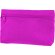 Neceser Sonia impermeable con doble tejido y cremallera Rosa magenta