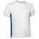 Camiseta Leopard Bicolor Niño   Valento personalizada blanca-azul