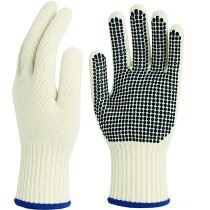 Guantes Marly con puntos PVC en palma naturales