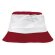 Gorro de algodón combinado para la playa Valento personalizado blanco