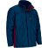 Parka Thunder impermeable bicolor con capucha y acolchado rombos Azul marino orion/granate caoba