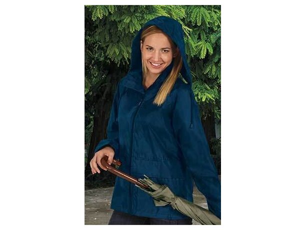 Chaqueta unisex con capucha de cuello alto Valento personalizada