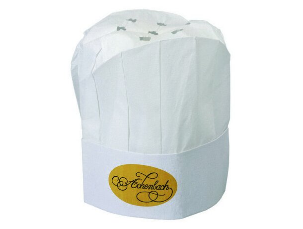 Gorro de chef en papel personalizado