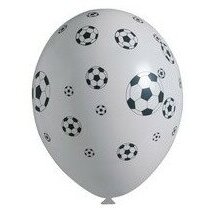 Globo con dibujos de fútbol Globo con dibujos de fútbol