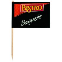 Palillos con banderines personalizado Palillos con banderines personalizado