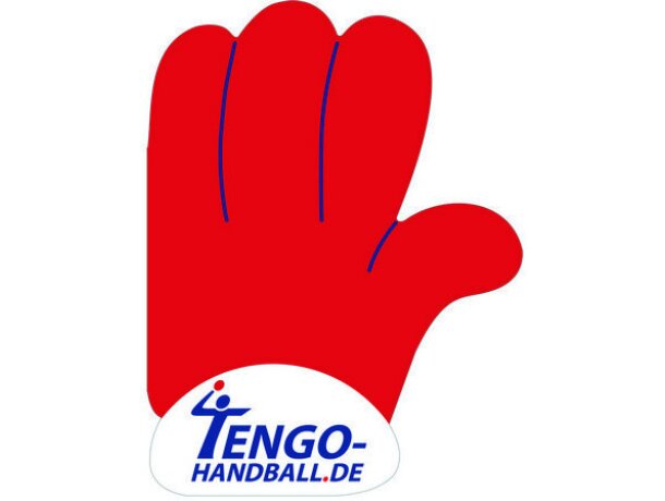 Mano y jerséis en cartón personalizado Mano y jerséis en cartón personalizado