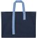 Bolsa algodón Diya resistente con bolsillo interior Azul marino detalle 6