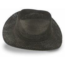 Sombrero sintético estilo Dallas personalizado negro Sombrero sintético estilo Dallas personalizado negro