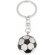 Llaveros personalizados con dise&ntilde;o de bal&oacute;n de f&uacute;tbol redondo sin color