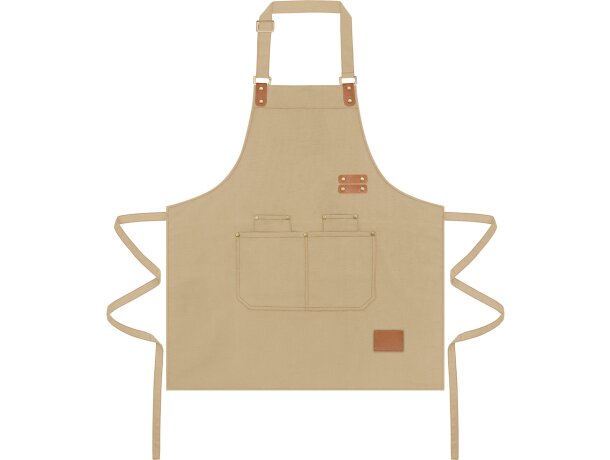 Delantal waterproof Delicatessen con bolsillos multiusos Negro detalle 6