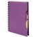 Cuaderno A5 anillas cartón reciclado y RPET Green Life con bolígrafo Lila detalle 6