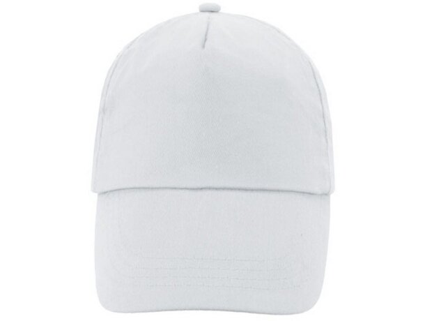 Gorra algodón peinado premium Narón blanco