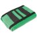 Manta polar de viaje con funda verde