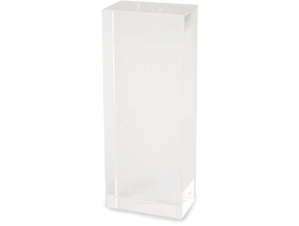 Trofeo de cristal con forma de torre