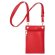 Bolso portatodo Ryky con asa ajustable extraíble y cierre cremallera Rojo detalle 8