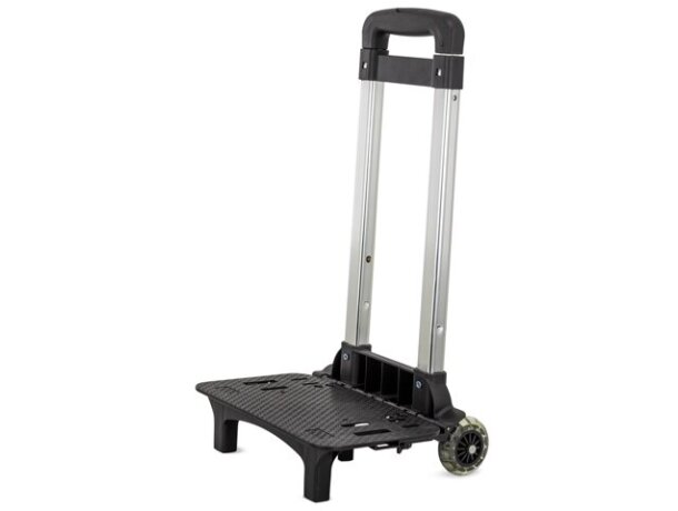 Carretilla trolley plegable Kassel en aluminio natural ligero detalle 8