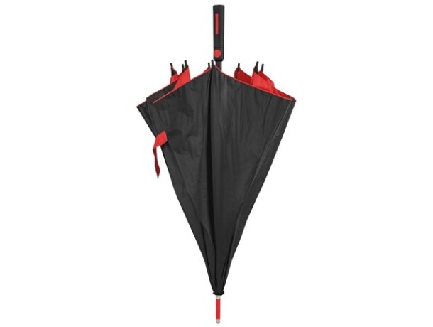 Paraguas automático British con estructura de aluminio Rojo detalle 4