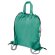 Bolsa mochila RPET Carot con cuerdas ajustables Turquesa detalle 17