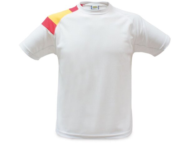 Camiseta bandera niño d&f bl12-14 Galdana blanco