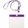Lanyard con acreditación de pvc Lila