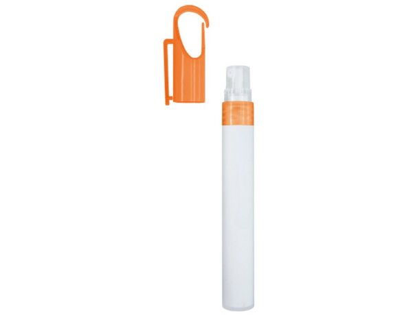 Dispensador mosqueton spray solar Protective naranja