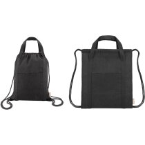 Mochilas sacos personalizadas Yala algodón reciclado 2 en 1 con bolsillo