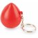 llavero antiestres gota personalizado rojo