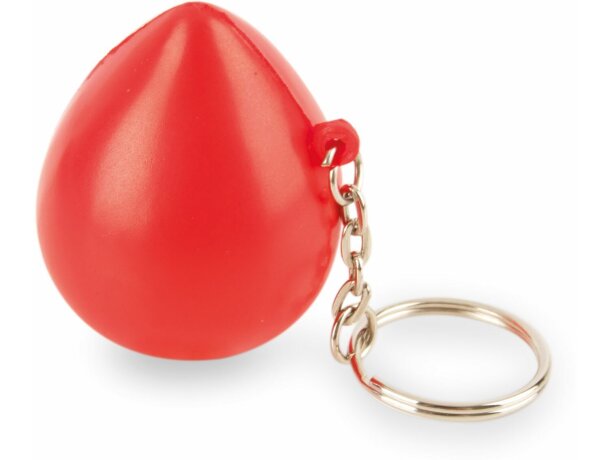 Llavero antiestrés gota personalizado