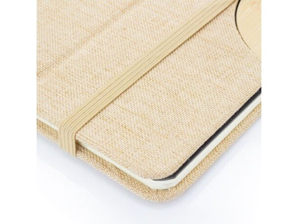 Cuaderno Talyx bambú RPET con base integrada para móvil detalle 6