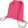 Bolsa saco de nonwoven fucsia barata