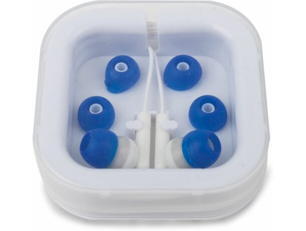 Auriculares con repuestos personalizado azul Auriculares con repuestos personalizado azul