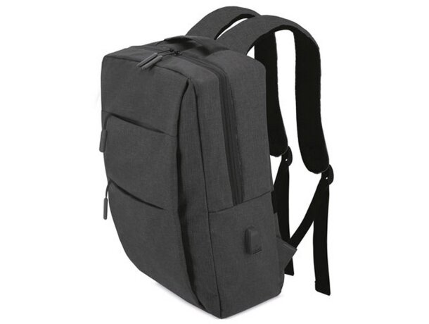 Mochila portaordenador Davis negro