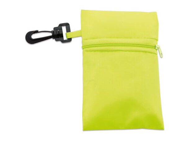 Bolsa plegable con cremallera y funda personalizado pistacho