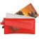 Bolsa pequeña de pvc con cremallera rojo