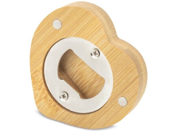 Abridor de bambú Desiré con interior magnético y grabación digital detalle 3