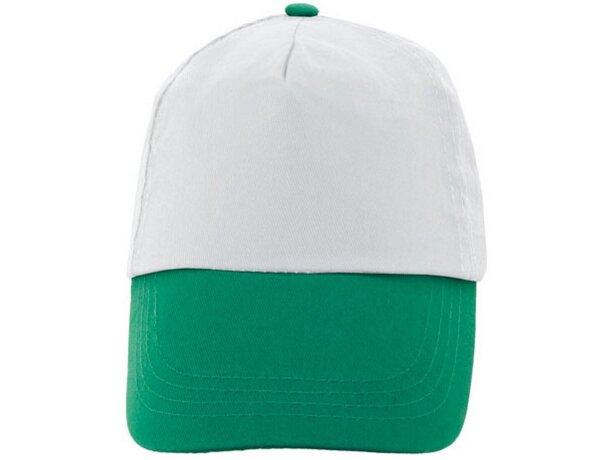 Gorra bicolor velcro am verde