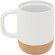 Mug Soff publicitario cerámica mate 420ml elegante negro blanco