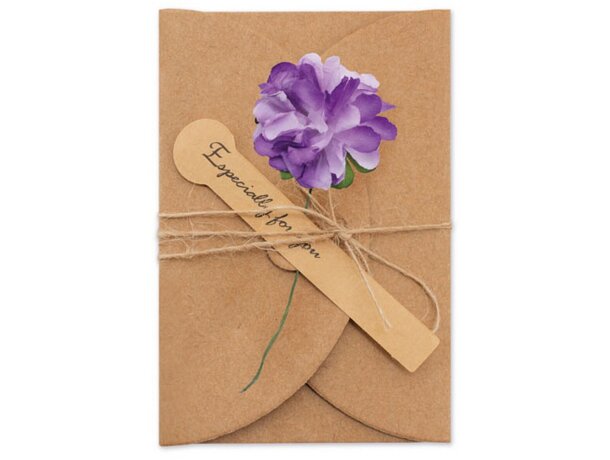 Tarjetas vintage flores secas (pack de 10)