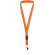 Lanyard Doble de poliéster Naranja